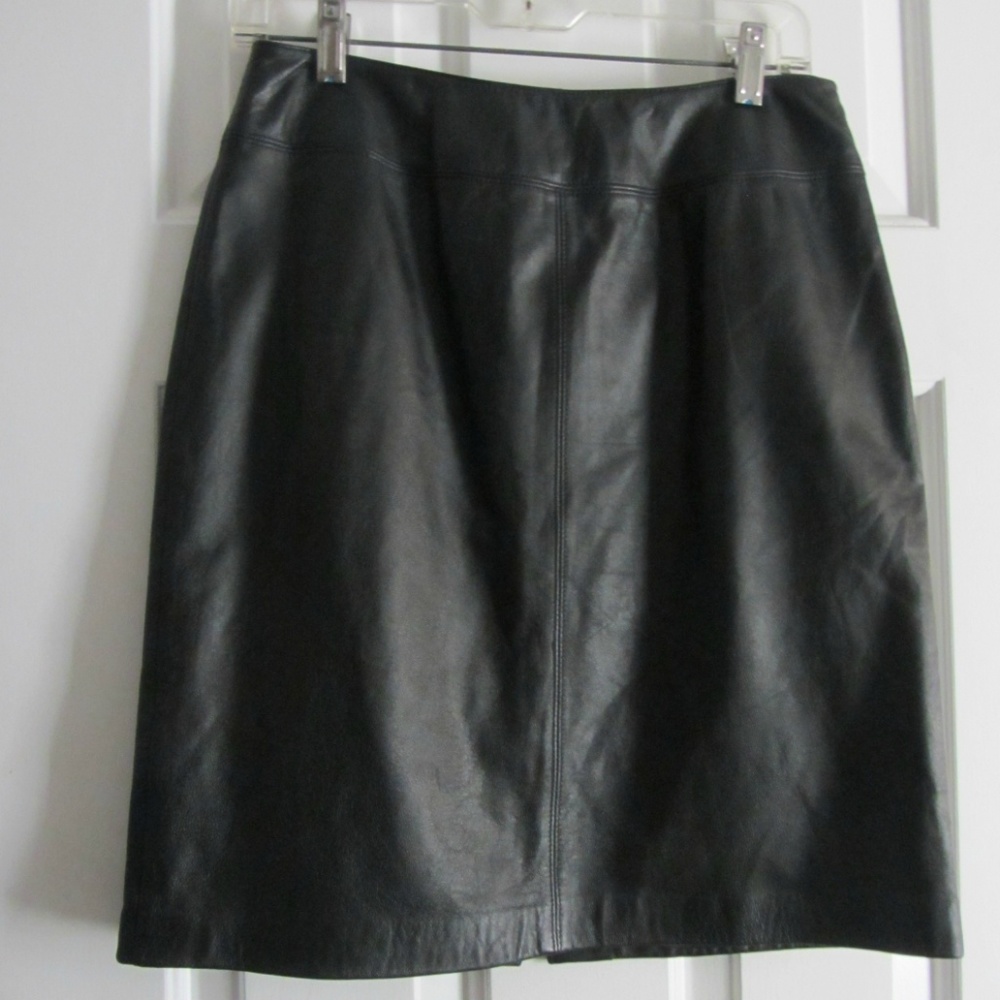 Croft & Barrow Lambskin Leather Pencil Skirt NWOT